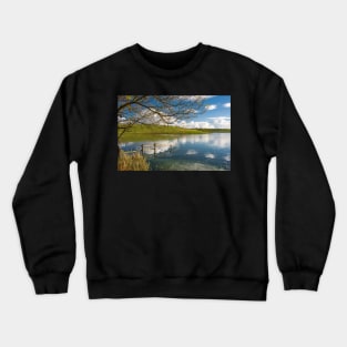 Soulseat Loch Reflections Photograph Dumfries and Galloway Crewneck Sweatshirt